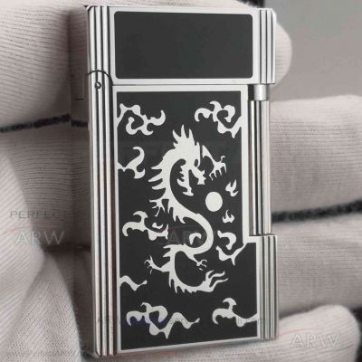 Perfect Replica S.T. Dupont Ligne 2 Black Dragon Lighter